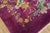 1920s Purple Mauve Floral Modern Antique Chinese Art Deco Rug 8' 6" X 11' 4" Handknotted Wool Carpet For Sale In New York - Image 6 of 6