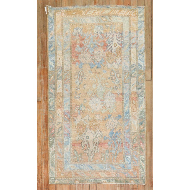 Persian Early 20th Century Zabihi Collection Scatter Size Persian Kurd Rug - 2'9" x 4'7" For Sale - Image 3 of 9