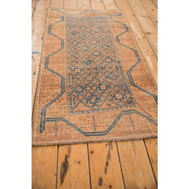 Old New House Vintage Distressed Belouch Rug Runner - 2'5" x 4'10" For Sale - Image 4 of 9