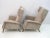 1950s Set of Mid-Century Italian Modern Velvet Winged Armchairs by Gio Ponti for Cassina, 1950s For Sale - Image 5 of 15