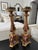 Pair of Antique Italian Giltwood Candlesticks With Red Painted Finish For Sale - Image 10 of 10