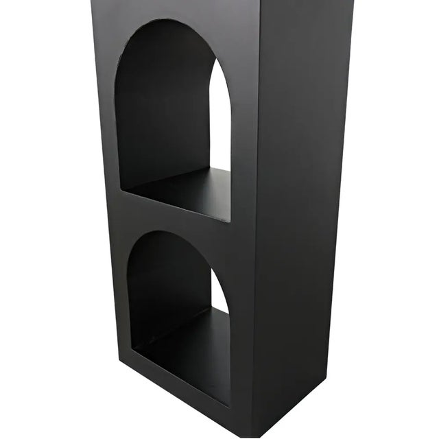 NOIR Aqueduct Bookcase, C, Black Metal For Sale In Los Angeles - Image 6 of 8
