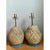 Vintage Rattan and Verdigris Metal Table Lamps - Pair For Sale - Image 11 of 12