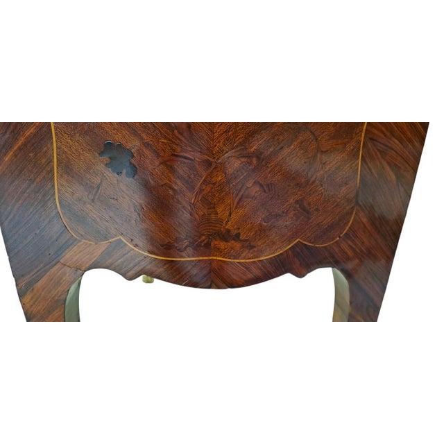 Wood Small French Napoleon III Chest of Drawers For Sale - Image 7 of 9