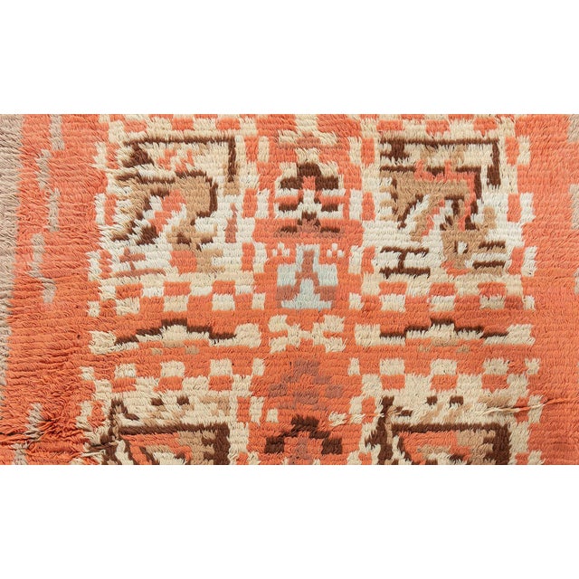 Swedish Rya Rug by Impi Sotavalta Doris Leslie Blau Collection For Sale - Image 9 of 10