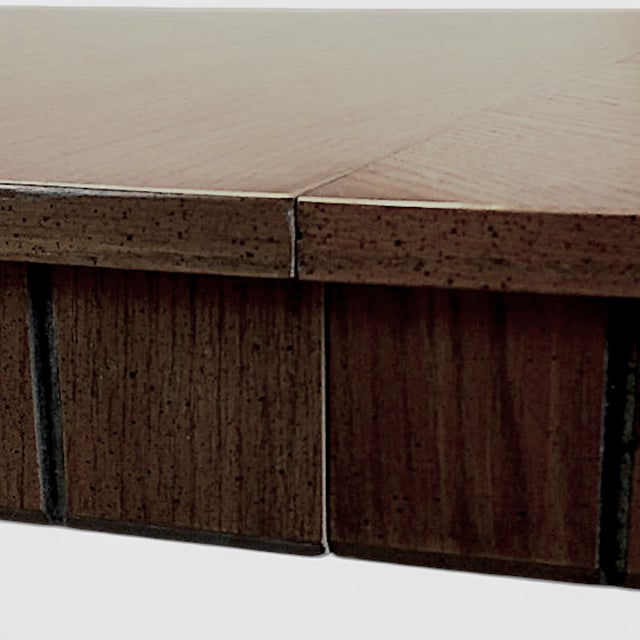 Chestnut Thomasville French Regency Louis XVI Walnut and Chestnut Extension Dining Table, Circa 1960s For Sale - Image 8 of 15
