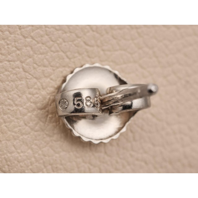 The Somara: Elaborate Antique Platinum Diamond Dangler Earrings, 2 Pieces For Sale In Philadelphia - Image 6 of 8