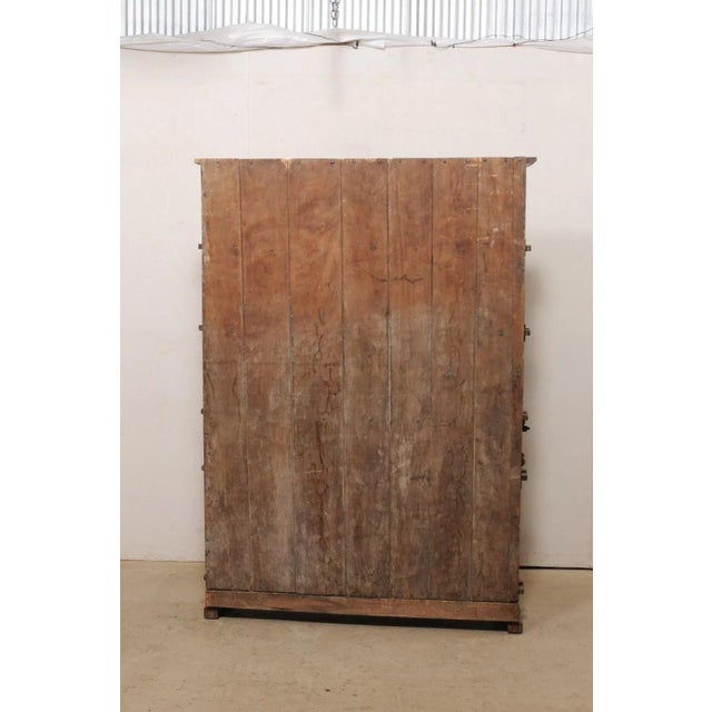 18th Century Vintage Italian Cabinet with Slender Depth For Sale - Image 4 of 13