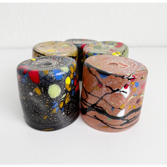 Murano Goto Style Tumblers - Set of Five For Sale - Image 10 of 13