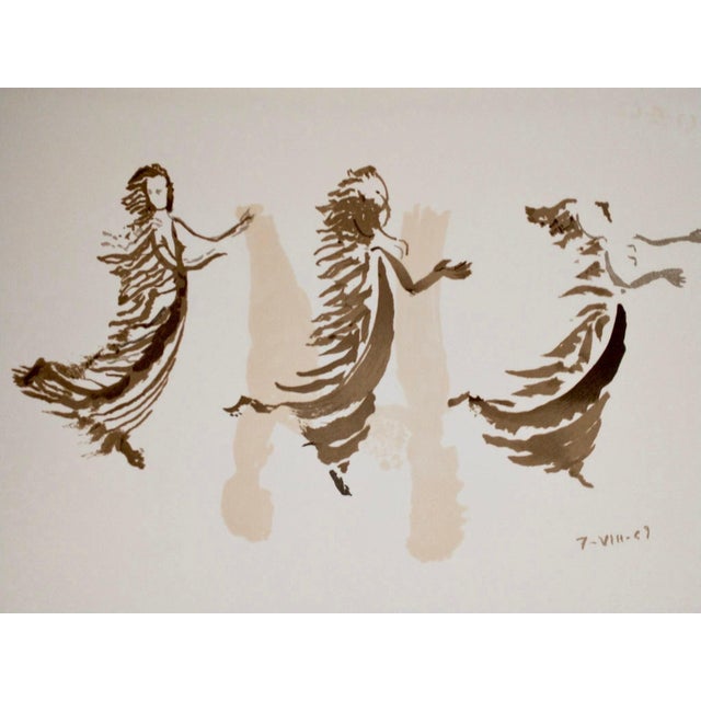 Apelles Fenosa Apeles Fenosa Spanish Sculptor Mourlot Lithograph Abstract Expressionist Figures, 1972 For Sale In Miami - Image 6 of 11