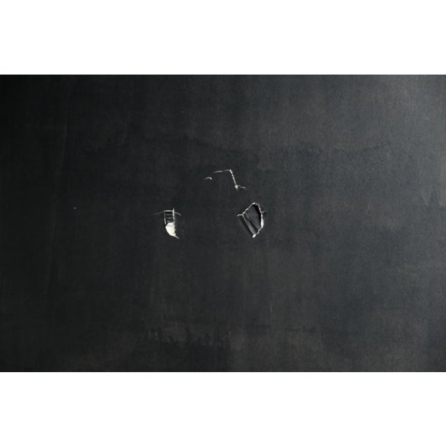 Japanese Cart and Flowers Large 4-Panel Byobu Signed & Painted Divider Early to Mid 20th Century For Sale - Image 11 of 13