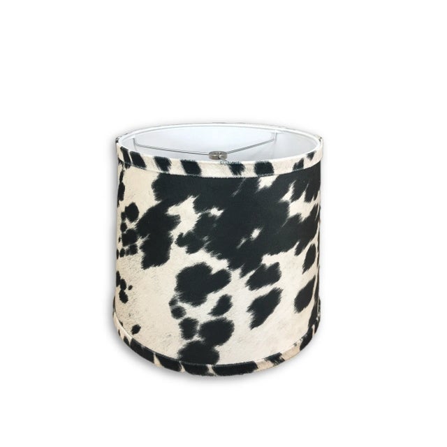 Our Faux Cowhide Shade has been made exclusively by Albert Estate LTD. This lovely Brown Faux Cowhide Lamp Shade is made...