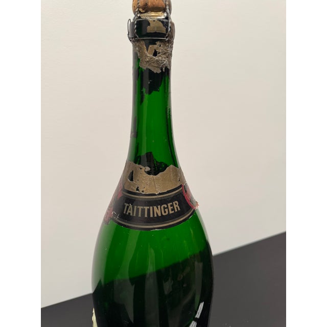 Vintage Taittinger Champagne Display Bottle For Sale - Image 11 of 11