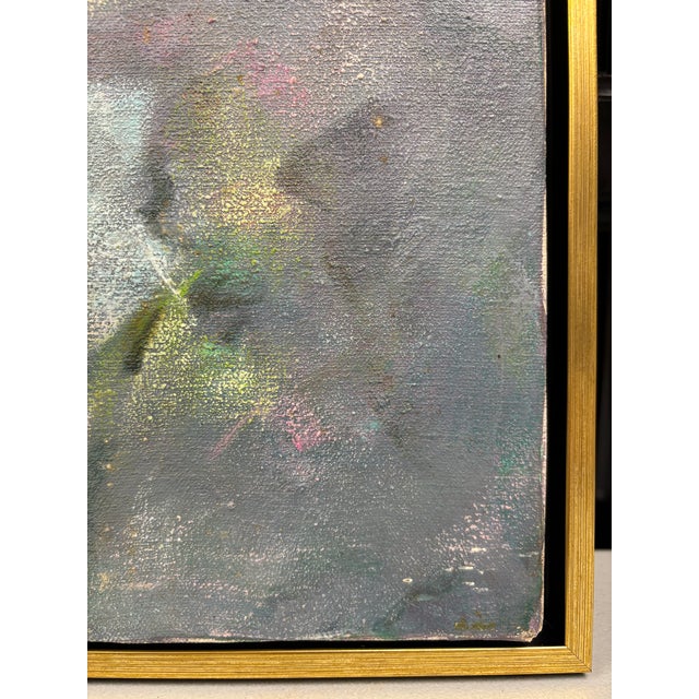 Vintage Contemporary Abstract Oil Painting Marion De Sola Mendes For Sale - Image 10 of 10