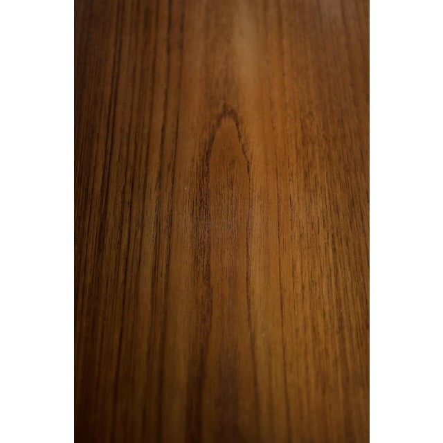 Mid-Century Scandinavian Modern Teak Desk with Drawers, 1960s For Sale - Image 17 of 18
