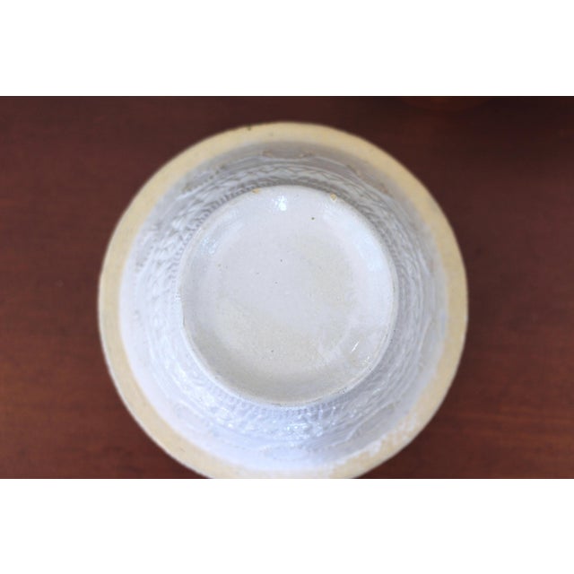Wedding Ring Salt Glaze Stoneware Small Bowl For Sale - Image 4 of 5