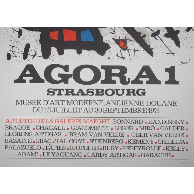 Joan Miro, Agora, Lithograph For Sale - Image 7 of 8