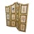 1970s Hand-Painted Botanical Folding Screen For Sale