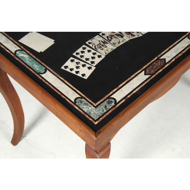 Scagliola Game Table, 18th-19th Century For Sale - Image 6 of 14