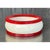 Mid-Century Modern Vintage Red & White Bangle Set For Sale - Image 3 of 12