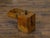19th Century 19th Century Rustic Pine or Oak Tantalus Wine Box with Metal Hardware For Sale - Image 5 of 12