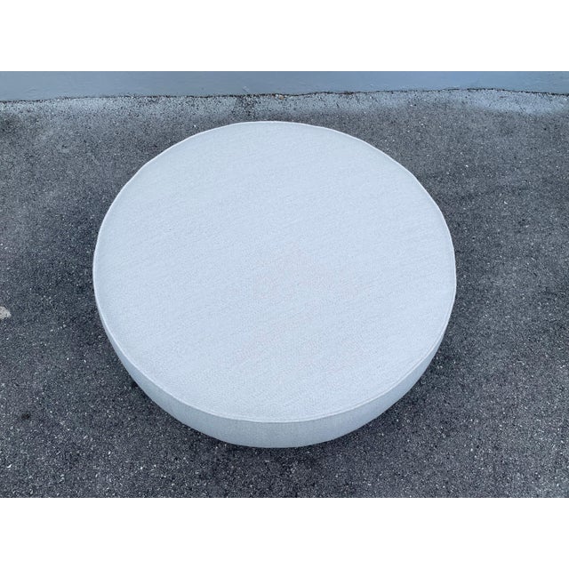 Round Vintage Ottoman by T.H. Robjohns-Gibbings For Sale - Image 10 of 17