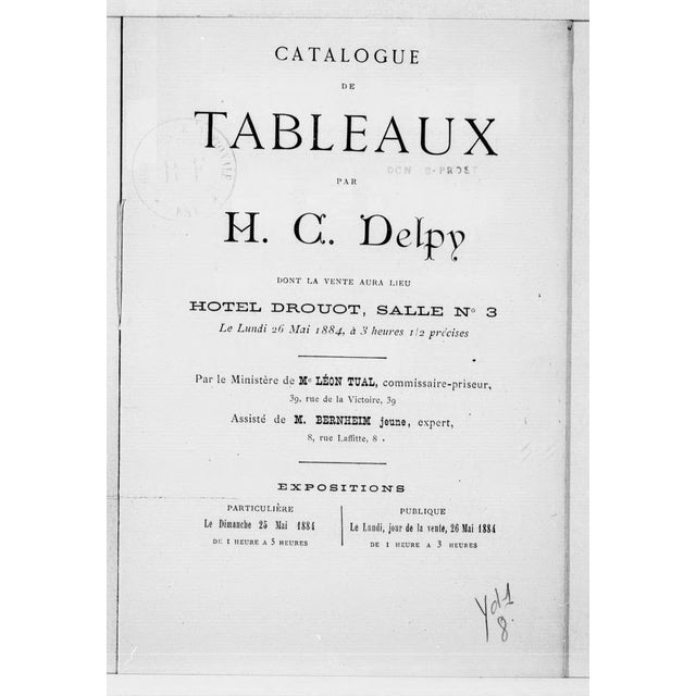 Pupil of Charles-François DAUBIGNY from 1855, the pictorial style of Hippolyte-Camille DELPY will be strongly influenced...