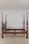 Henkel Harris Cherry Queen Sized Rice Carved Poster Bed For Sale - Image 13 of 16