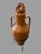 Italian Antique Italian Terra Cotta Covered Urn Vase Grape Vine Relief 2 Handle Decorative Jar For Sale - Image 3 of 12