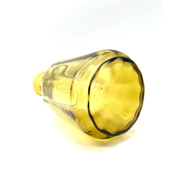 Mid-Century Modern Amber Glass Vase by Arthur Percy for Gullaskruf, Sweden, 1950s For Sale - Image 13 of 17