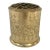 Vintage 1960’s Etched Brass Floral Flower Frog Vase From India For Sale