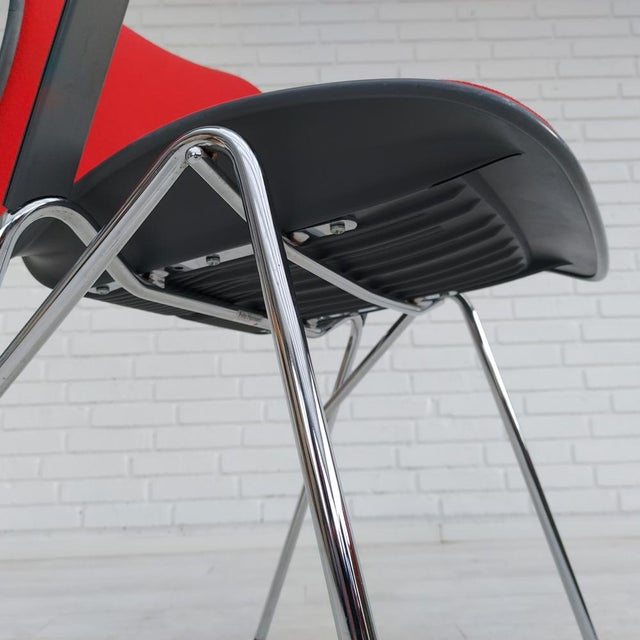 Danish Ensemble Armchairs by Alfred Homann for Fritz Hansen, 1980s, Set of 6 For Sale - Image 3 of 18