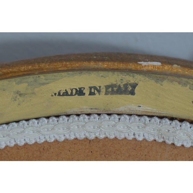 Italian Gold Gilt Finish Horizontal Frame Mirror For Sale - Image 11 of 11