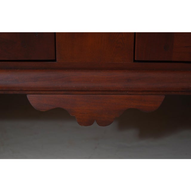 Dr Dimes Cherry Stepback Dutch Cabinet Cupboard For Sale - Image 13 of 18