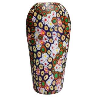 Vase with Redentor and Kiku Mrsrinum by Ermanno Toso for Fratelli Toso, 1960s For Sale