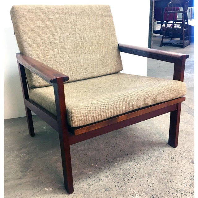 Illum Wikkelsø for Niels Eilersen Danish Teak Lounge Chair For Sale - Image 12 of 12