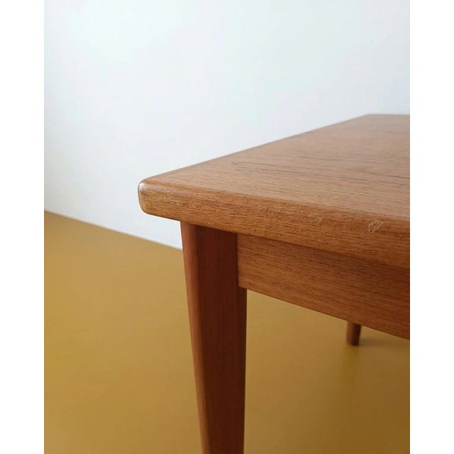 Brown Vintage Danish Teak Extensions Table by BRDR Furbo, 1960s For Sale - Image 8 of 8