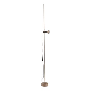 Minimalist First Edition Model 387 Floor Lamp attributed to Tito Agnoli for Oluce, 1955 For Sale