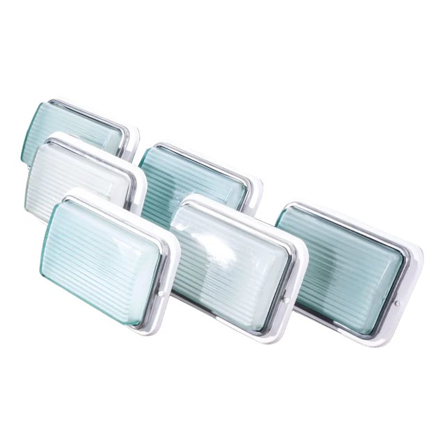 French Train Wall or Ceiling Lamp, 1940s For Sale