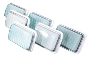 French Train Wall or Ceiling Lamp, 1940s