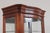 Brown Pair Jasper Cherry 1 Door Glass Curio Display Cabinets For Sale - Image 8 of 18