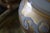 Vintage Hollywood Regency Gold and White Satin Glass Table Lamp For Sale - Image 15 of 18