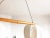 Vintage Scandinavian Pendant Light in Wood and Fabric, 1980s For Sale - Image 6 of 10