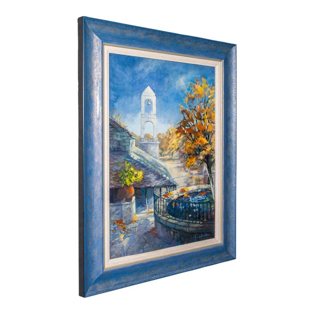 1980's Vintage Landscape Painting For Sale