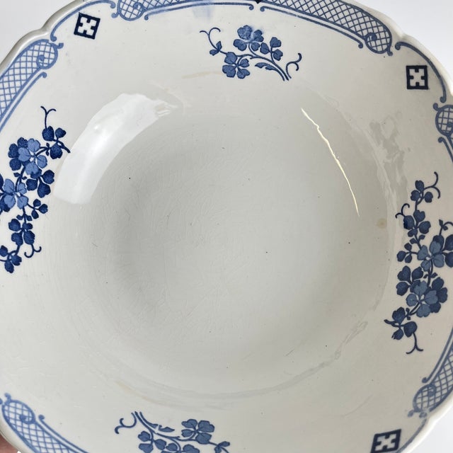 Terre De Fer Salad Bowl from KG Lunéville, 1890s For Sale - Image 12 of 14