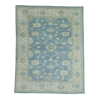 Turkish Oushak Rug 11'8" x 14'11" #18516 For Sale