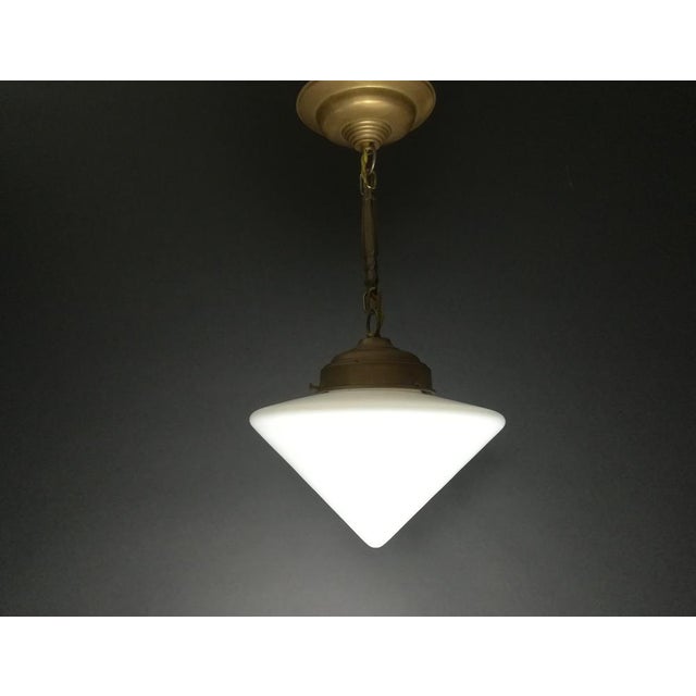 Contemporary Art Deco Dwelling Ceiling Light, 1920s, Set of 2 For Sale - Image 3 of 10