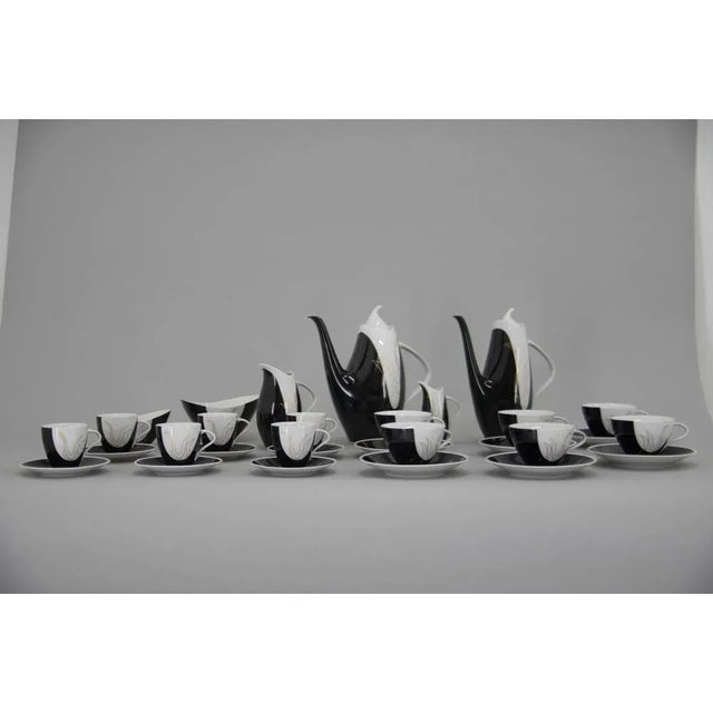 Elka Tea & Coffee Set by Jezek for Brezova-Pirkenhammer, 1960s, Set of 18 For Sale - Image 12 of 14