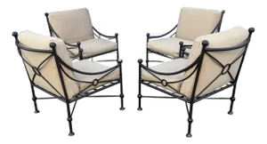 Kreiss Bermuda Patio Lounge Chairs Set of 4