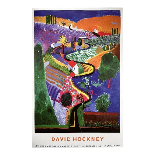 David Hockney, Nichols Canyon Poster, Paper For Sale